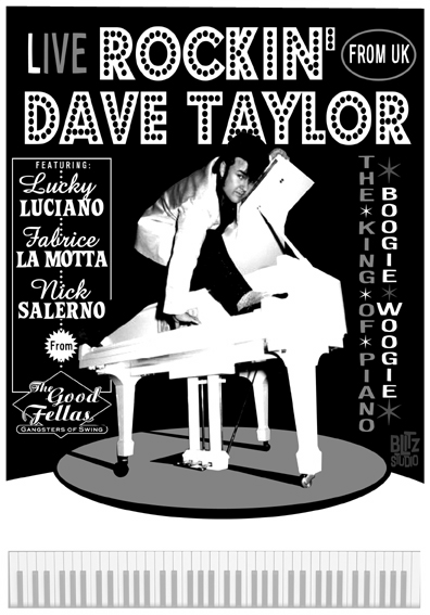 Poster for The Italian tour in March 2008